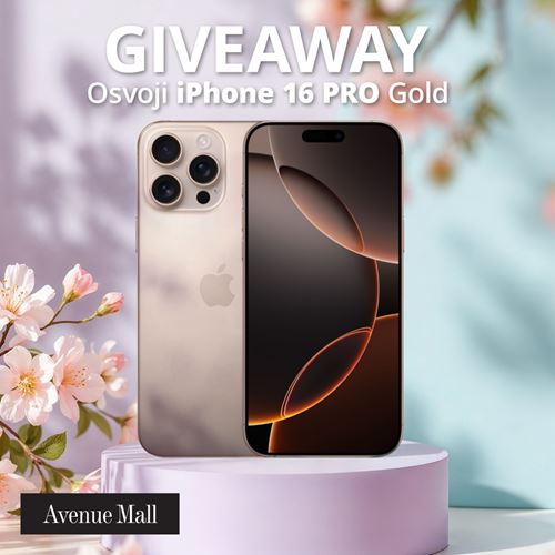 Osvoji iPhone 16 Pro Gold